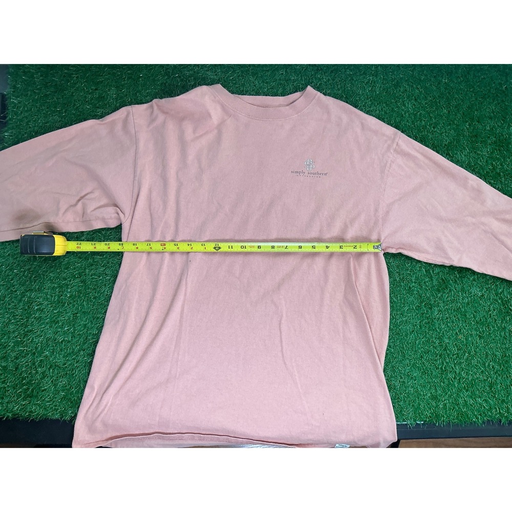 Simply Southern Dogs Smile With Their Tails Graphic Tee Mauve Pink Large